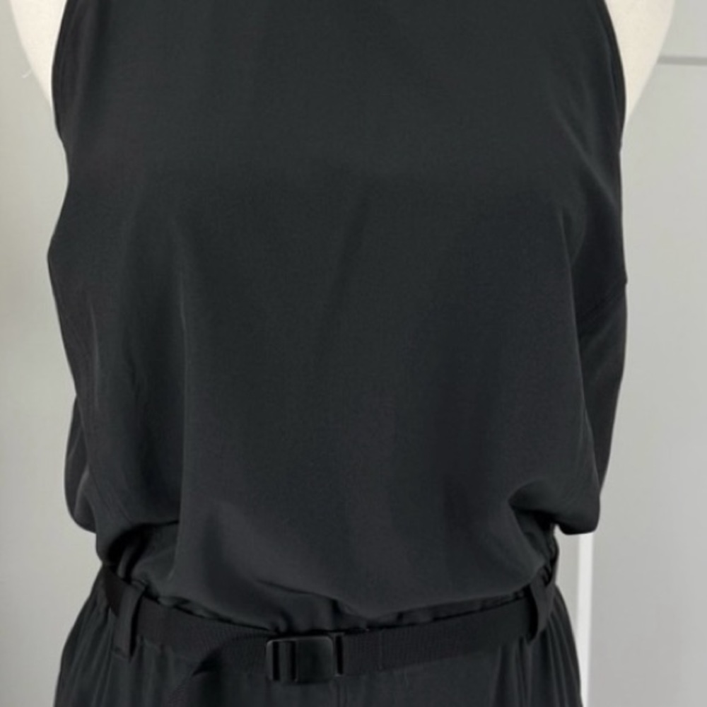 Patagonia Women’s Fleetwith Belted Jumpsuit with Pockets Black Sz M